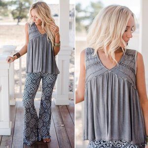 Boho Sleeveless Tunic